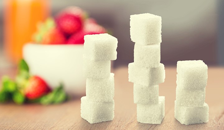 Zuckerwürfel Fructose Lebensmittel
