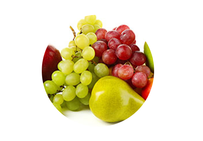 Obstsorten als Lebensmittel mit Fructose