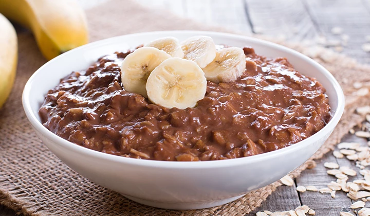 Haferbrei mit Bananen und Schokolade Keine Bananen oder Schokolade bei Histaminintoleranz