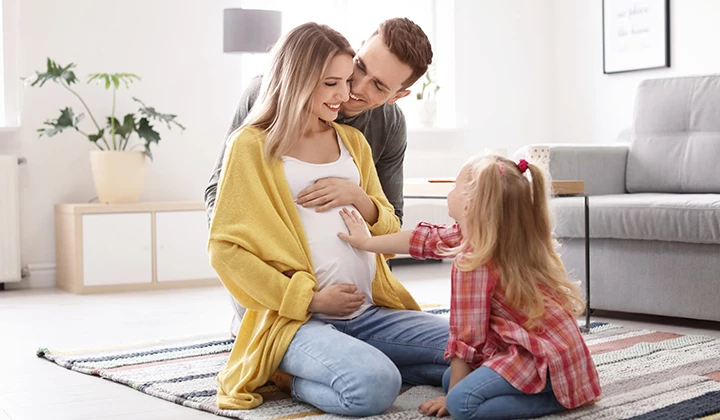 Mutter und Kind Histaminunverträglichkeit während der Schwangerschaft