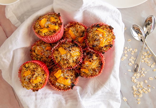 Kokos-Muffins mit Mango